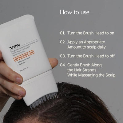 Nexiva Hair Growth Serum with Built in Brush