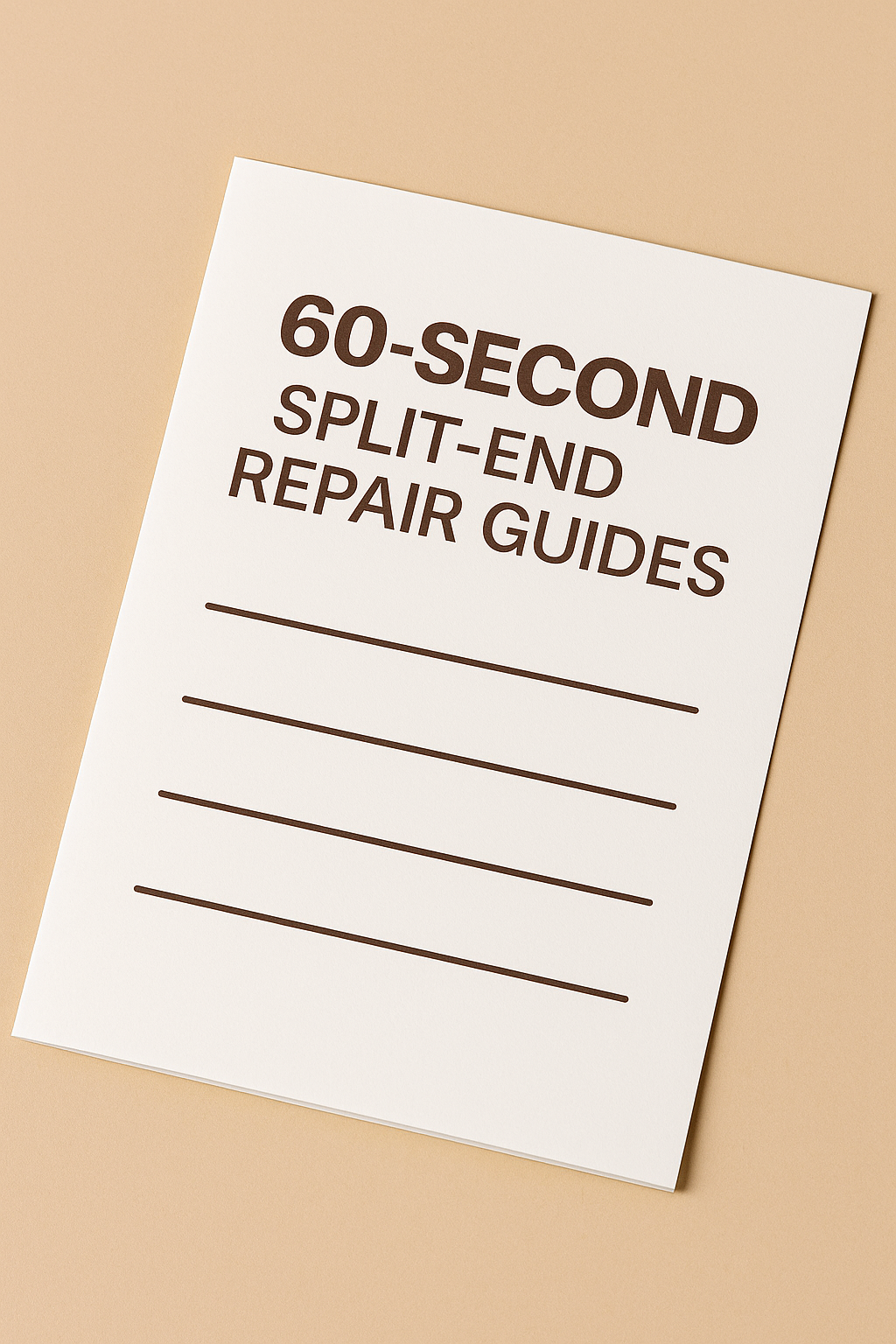 60-Second Split-End Repair Map
