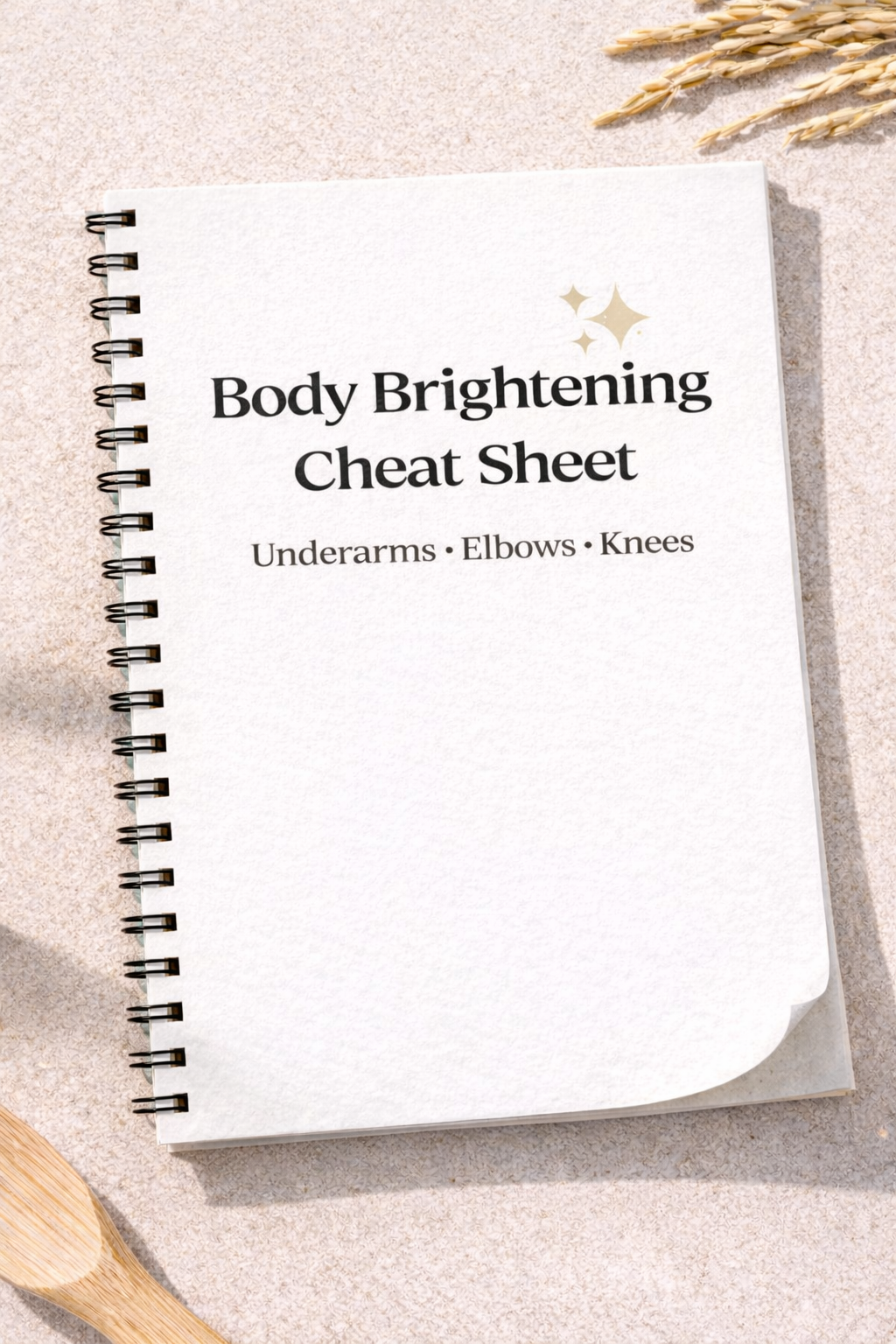 Body Brightening Cheat Sheet