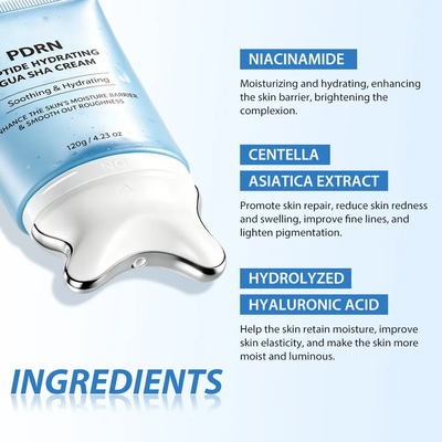 Nexiva PDRN Jawline Sculpting Gua Sha Glass Gel Cream
