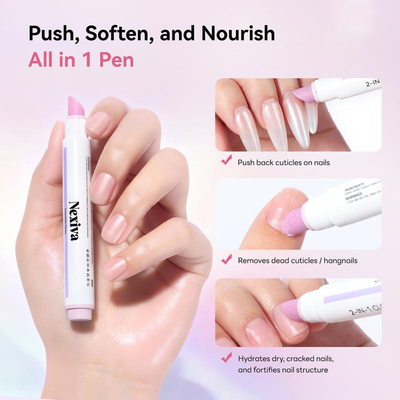Nexiva 2-in-1 Cuticle Oil Pen